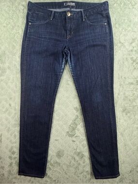 Hudson Women’s Skinny Jeans Size 32 Dark Wash Stretch Denim Made in USA